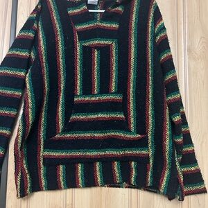 Striped Multicolor Baja Hoodie